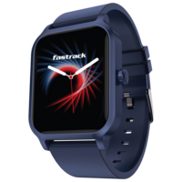 Fastrack Reflex Charge Smartwatch with Bluetooth Calling (46.48mm UltraVU Display, IP68 Water Resistant, Blue Strap)