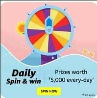 Amazon Daily Spin and win 23 February Answer