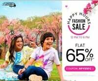 Firstcry Happy Hours Fashion Sale - Flat 65% off till 6 PM