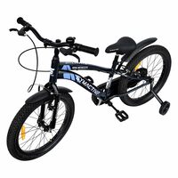 Amazon Brand - Symactive Mini Wonder, 20T Single Speed Kids Cycle/Bicycle/Bike, V-Brakes, Frame Size: 11.5 inch, Age: 5-12 Yr, Steel Rim (Dark Blue, Unisex)