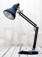 Pixar Studying & Reading Table Lamp, Matte Black, Pack Of 1(Metal)