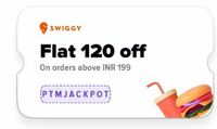 Flat 120 Off On 199 At Swiggy [user Specific]