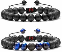 Hot And Bold Essential Oil Diffuser Chakra Yoga Natural Gemstone Beads Healing Crystal Bracelet for Unisex Adult