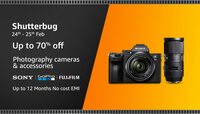 Amazon Shutterbug Sale up to 70% off on Photography Cameras & Accessories | 24th - 25th Feb