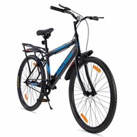 FLEETIBC26TBLUE Single Speed Mountain Bike with Free Cycling Event, Diet Plan & Ride Tracking App by Cultsport (17 Inch Frame, Ideal for Unisex)