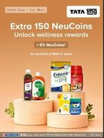 Tata Neu 1mg Offer - Extra 150 Neu Coins On Purchase Of Rs.600 Order [Till 1 March]