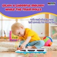 Battery Operated 3D Dynamic Flash Speed Train Toy with Musical Sound