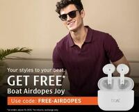 Damensch - Free boAt Airpods on Orders Rs.3000 & Above