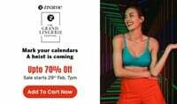 ZIVAME The Grand Lingerie Festival From 29th Feb - Upto 70% off + Free Shipping 