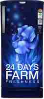Godrej 180 L Direct Cool Single Door 4 Star Refrigerator with Base Drawer [Blue]