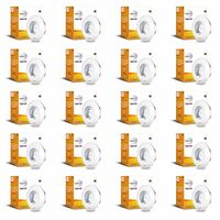 Wipro Garnet 2W LED Integrated Spotlight | Blue Color 33mm|Pack of 12