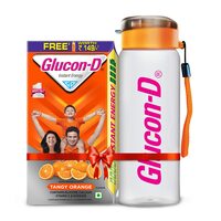 Glucon-D Tangy Orange, 1 Kg + Free Sipper