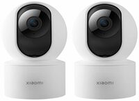 Xiaomi MI Wireless Home Security Camera 2i | Pack of 2 | Full HD Picture | 360 View | 2MP CCTV | AI Powered Motion Detection | Enhanced Night Vision| Talk Back Feature (2 Way Calling), 1080p, White
