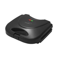 V-Guard VST80 2 Slice Sandwich Maker | Fixed Non-Stick Triangular Plates with Powerful 800 Watt Heating Rods | Easy to Clean Non-Stick Greblon Coating | 1 Year Warranty (Black)