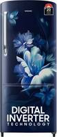 SAMSUNG 183 L Direct Cool Single Door 5 Star Refrigerator  (Midnight Blossom Blue, RR20D2725UZ/NL)