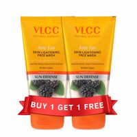 VLCC Anti Tan Skin Lightening Face Wash - (Pack of 2 - 150ml Each)