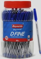 Reynolds D FINE BALLPEN - BLUE | PACK OF 50