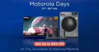 [App/M-site] Flipkart Motorola Days up to 60% off | 27th-28th Feb