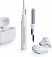 Inefable Cleaning Pen for Airpods, 4-in-1 Soft Brush Cleaning kit for Earpods, Multifunctional Bluetooth Earbuds Cleaning Pen for AirPods Pro,Electronics Cleaner Tools Kit - (Pack of 1, White)