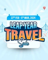EaseMyTrip - Happy Leap Year Travel Sale: Upto 15% off on Flight Bookings