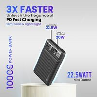 Portronics Luxcell Mini 10K Advanced 10000 mAh Smallest Power Bank 