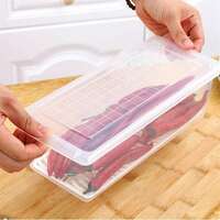 Sloppy 6Pcs Fridge Storage Boxes Storage Containers (1800 ML) 