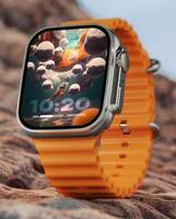 Boult Crown 1.95'' Screen, BT Calling, Working Crown, Zinc Alloy Frame, 900 Nits, SpO2 Smartwatch  (Orange Strap, Free Size)
