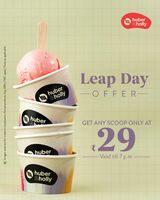 29 Rs single scoop complete range at Huber & Holly