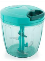 Lowest price: Amiraj Polypropylene Handy Chopper XL with 6 Stainless Steel Blades, 1000 ml 
