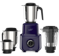  V-Guard Citius 750 Watt Mixer Grinder | 3 Year Motor Warranty | Sturdy QuadraFlow Design Juicer Jar | PrecisionBlend Stainless Steel Blades | 750 Juicer Mixer Grinder (4 Jars, Midnight Blue) on Flipkart