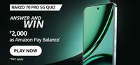 Amazon Narzo 70 Pro 5g Quiz Answers 