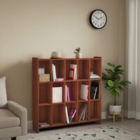 Amazon Brand - Solimo Aster Engineered Wood Bookcase (3 Tier, Walnut Finish) | Bookshelf| Wooden Bookcase | Bookshelf for Study Room