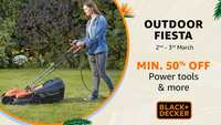 Amazon Out door fiesta Min 50% Power tools, solar & more (2-3 mar) 