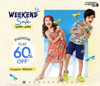 Firstcry Weekend Fashion Sale - Flat 60% OFF 
[Till 6 PM]