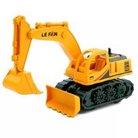 PLUSPOINT Excavator toy Construction Vehicle for Kids Pretend Play Toy Trucks Play Set Building Vehicles Set for Kids 3-14 Years