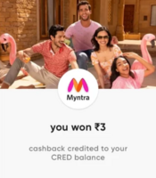Cred | Play any Jackpot and get Rs.3/- Cashback