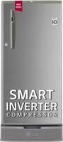 LG 185 L Direct Cool Single Door 4 Star Refrigerator with Base Drawer with Smart Inverter Compressor