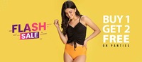 Clovia Flash Sale - Buy 1 Get 2 Free on Panties