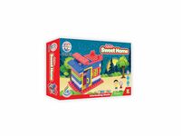 RATNA'S Sweet Home Junior Colorful Interlocking Blocks for Kids Ages 3+ to Build Their Own Sweet Home
