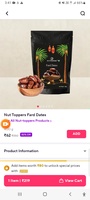 Zepto - Nut Topper Fard Dates 400 gm @ Rs. 62 (Location Specific)