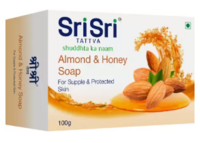 Sri Sri Tattva Almond & Honey Soap  (100 g)