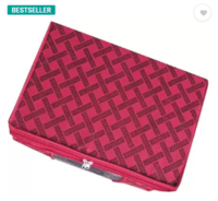 BB BACKBENCHERS Cr Non- Woven Saree Cover With Transparent Window Set Of 1  (Red, Black)