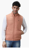 Urbano Fashion Men's Sleeveless Zippered Puffer Jacket
