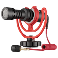 RODE VideoMicro 3.5 Jack Wired Microphone with Crisp & Clear Audio (Black)