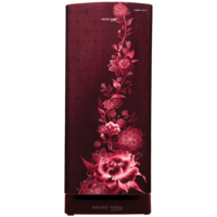 VOLTAS beko 183 Litres 5 Star Direct Cool Single Door Refrigerator with Reciprocating Compressor (RDC215A / W0VWR0M0, Vivi Wine)