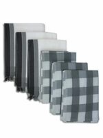 Athom Living Light Weight Cotton Premium Bath Towel 75x150 cm  pack of 6