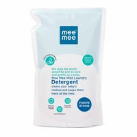 Mee Mee Mild Baby Liquid Laundry Detergent, hypoallergen free, ph balanced, food grade (500 ml - Refill Pack)