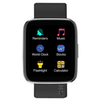 Noise ColorFit Ultra 2 Smartwatch with Activity Tracker (45.2mm AMOLED Display, IP68 Water Resistant, Jet Black Strap)