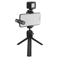 RODE VLOGVMMC Vlogger Kit for Mobile with Mic (Directional Sound Pickup, Black)