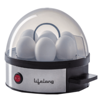 Lifelong LLEB01 7 Egg Electric Egg Boiler with Overheat Protection (Silver)